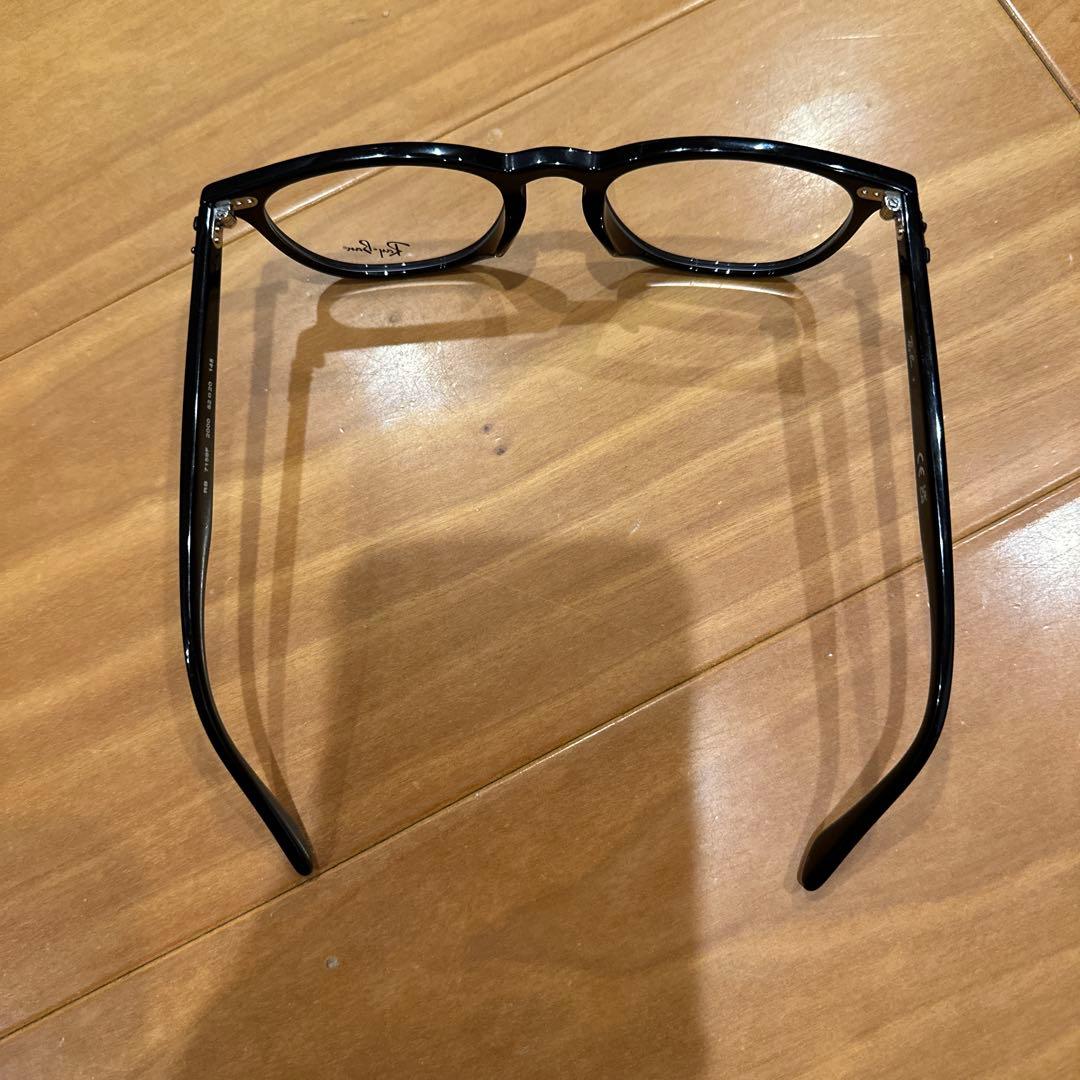 Ray-Ban ブラック オーバル メガネ