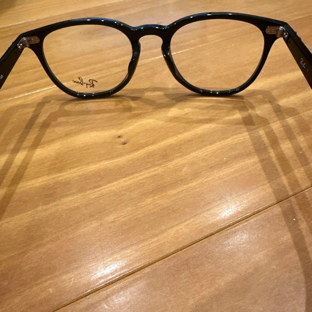 Ray-Ban ブラック オーバル メガネ
