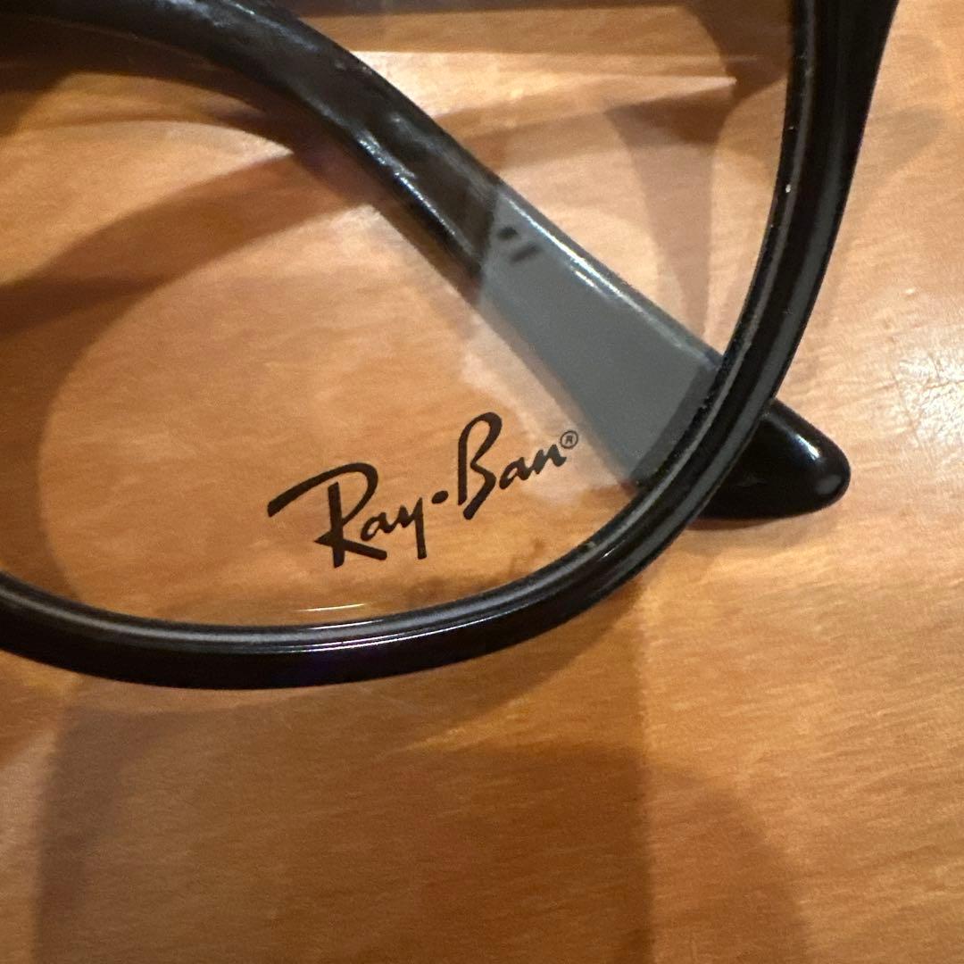 Ray-Ban ブラック オーバル メガネ
