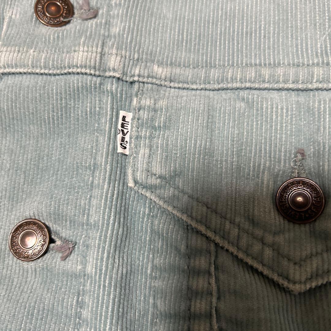 70'sリーバイス 70505E コーデュロイジャケット エメラルドグリーン44