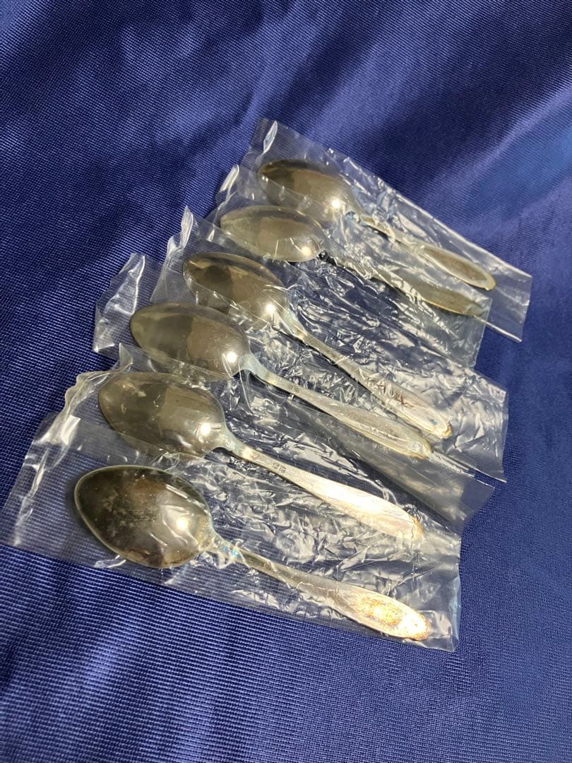 純銀製スプーン6本