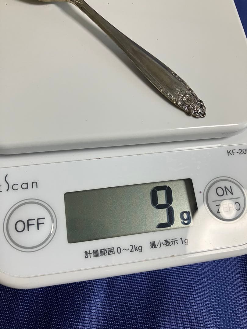 純銀製スプーン6本