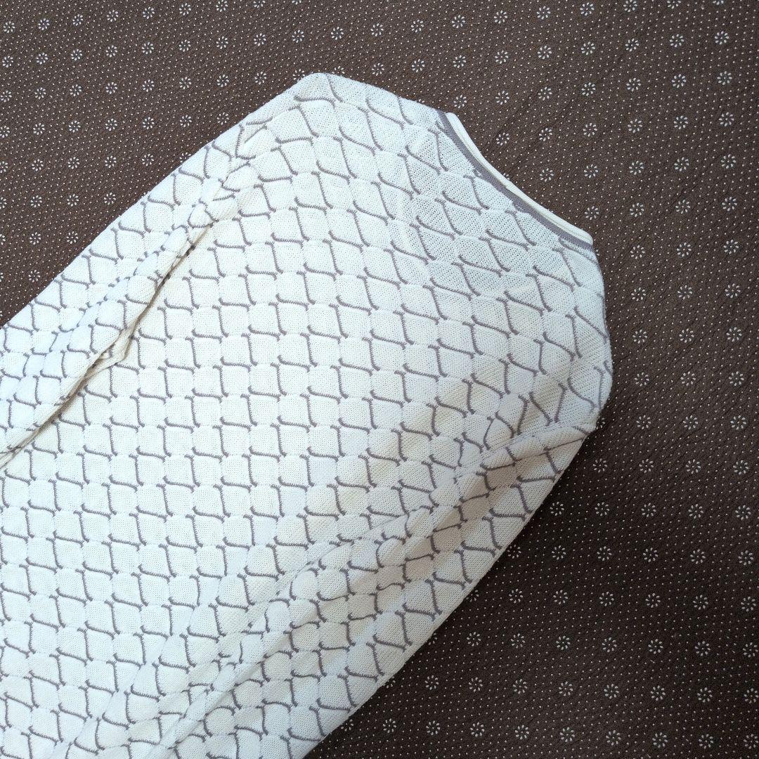 【美品】ジョルジオアルマーニ☆黒タグ　XL相当　幾何学模様　カシミヤ混　ニット