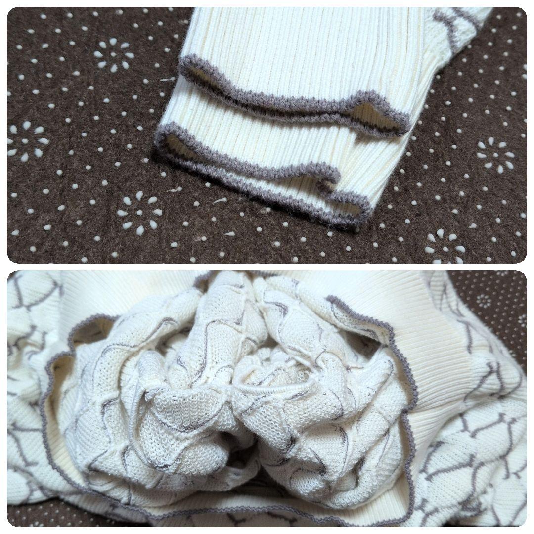 【美品】ジョルジオアルマーニ☆黒タグ　XL相当　幾何学模様　カシミヤ混　ニット