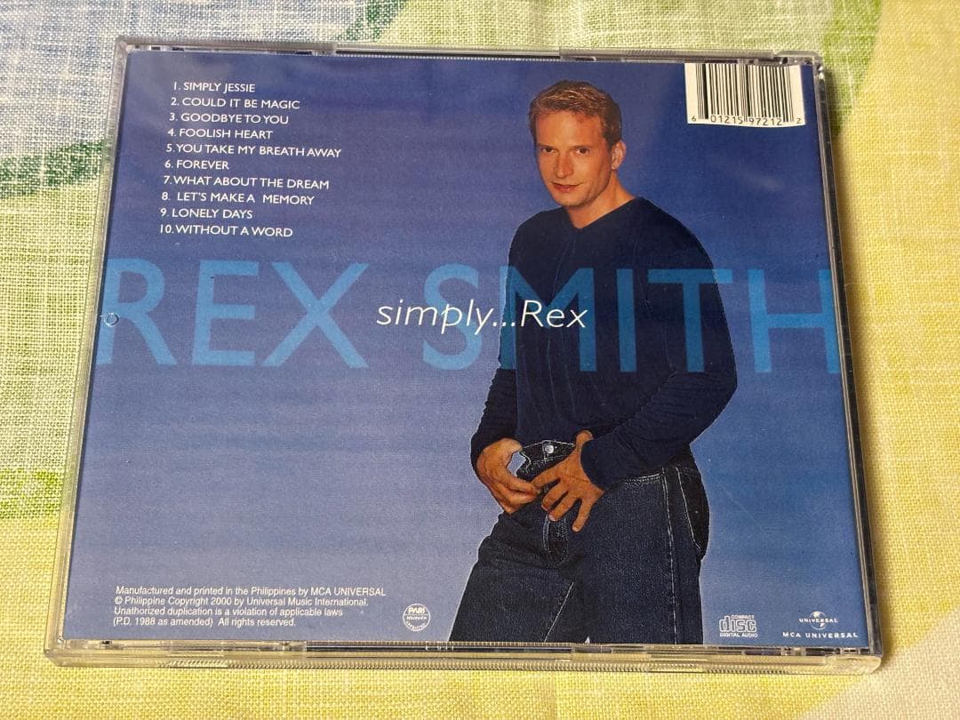 K-POP・アジア REX SMITH \"SIMPLEY...REX\" 2001