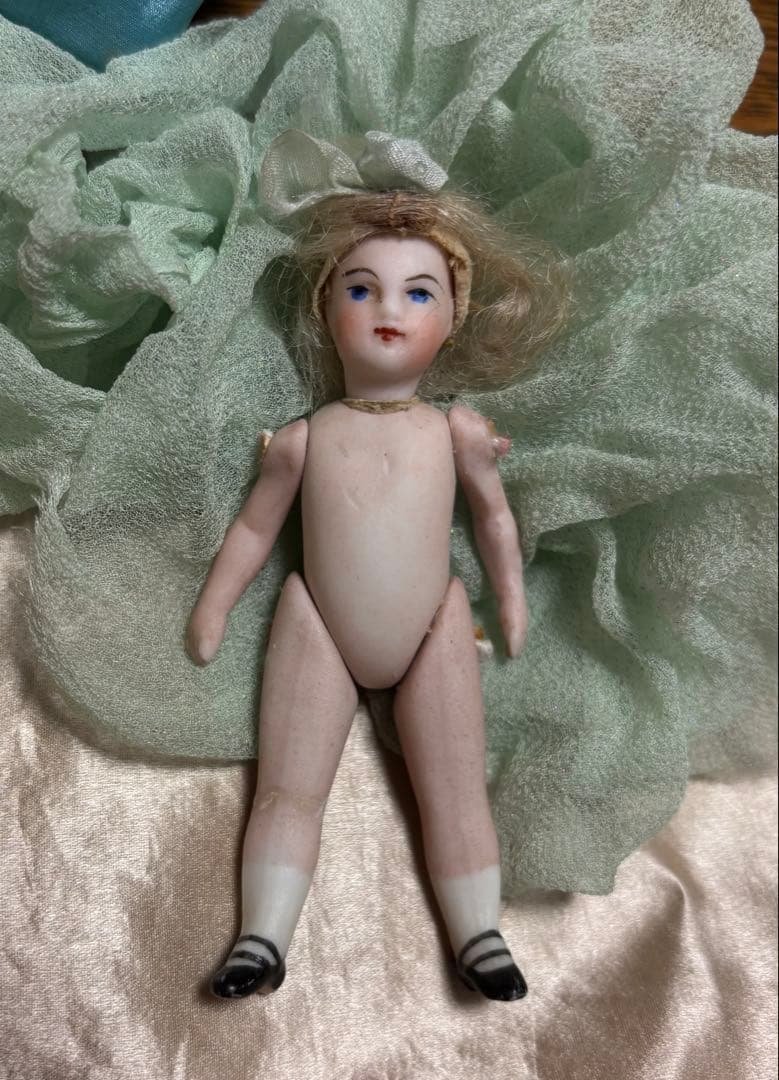 セール中　フレンチミニョネット　人形　アンティークビスクドール ミニョネット