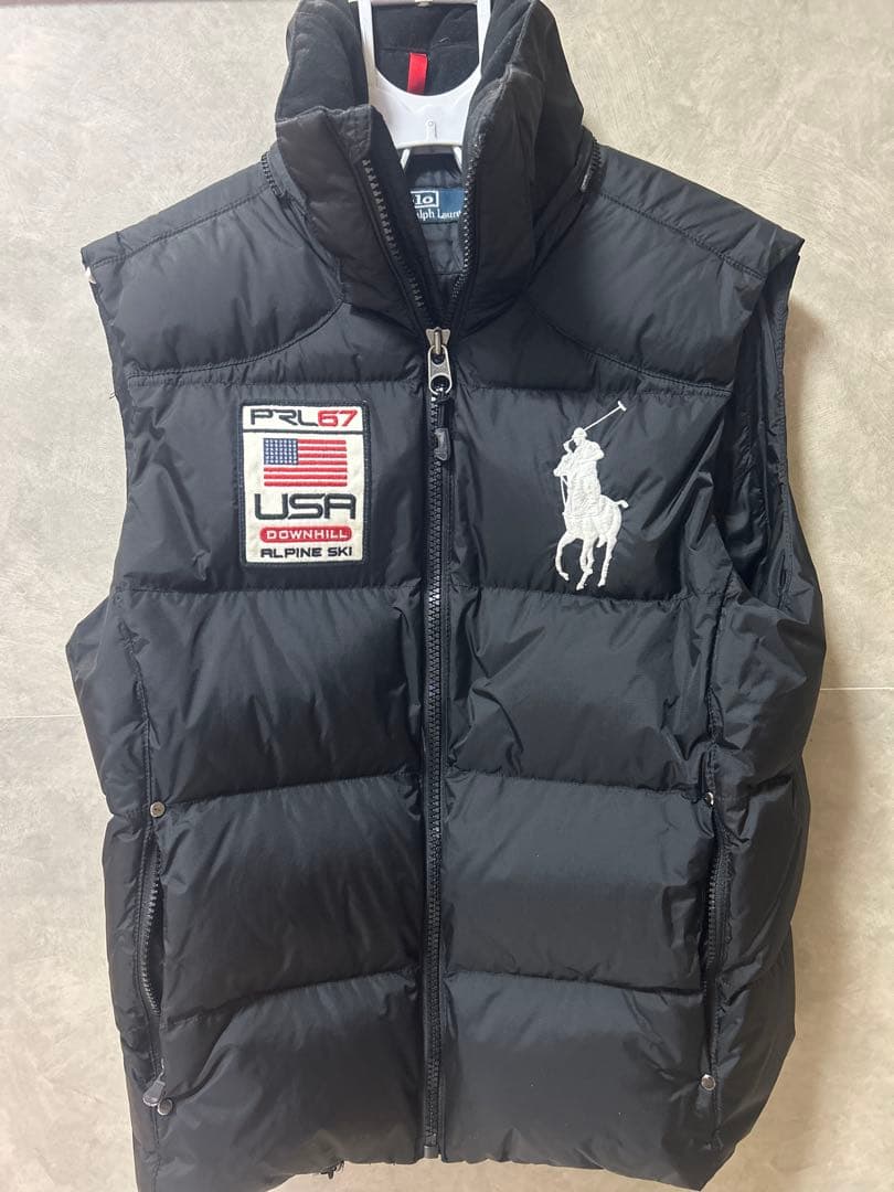 【美品】〈ラルフローレン〉BIGPONYダウンベスト