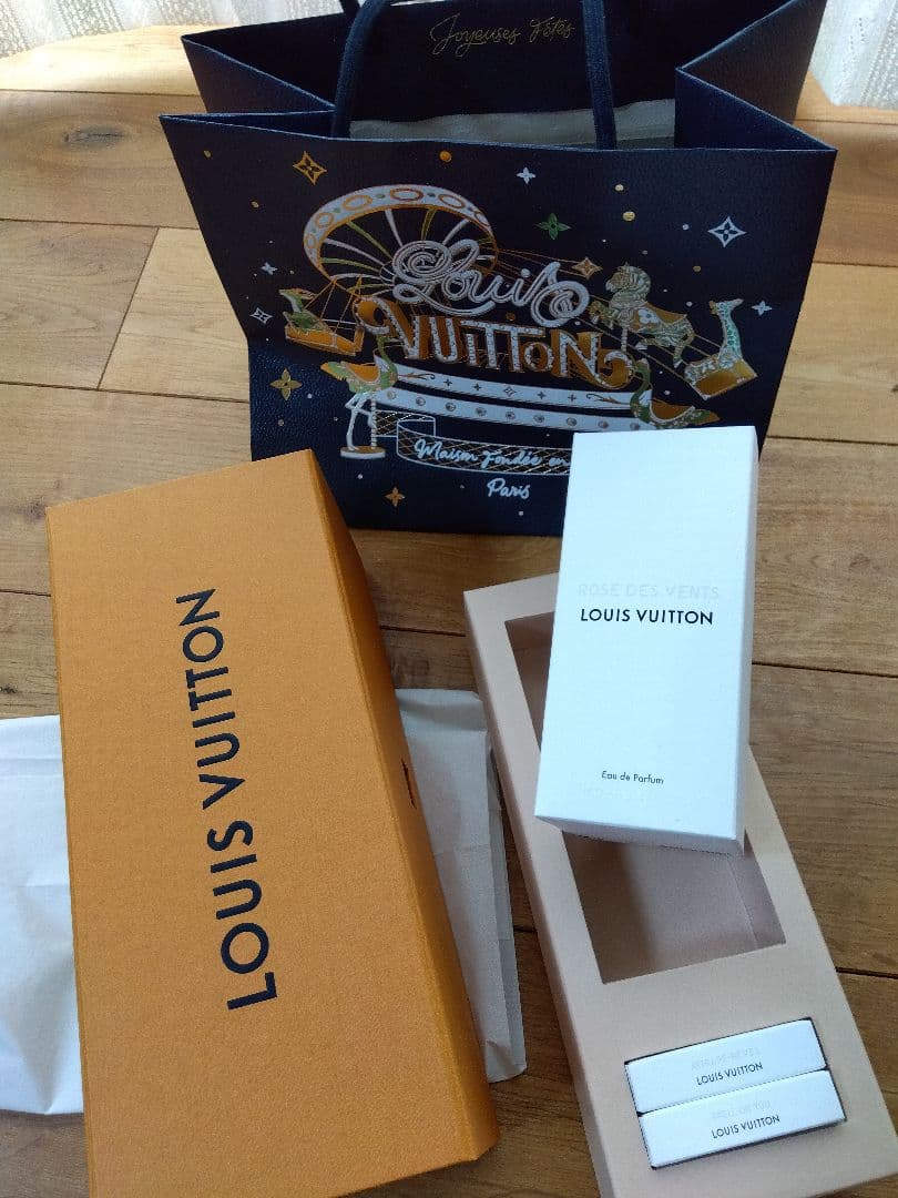 新品箱付きLOUIS VUITTON ROSE DES VENTS 100m　l