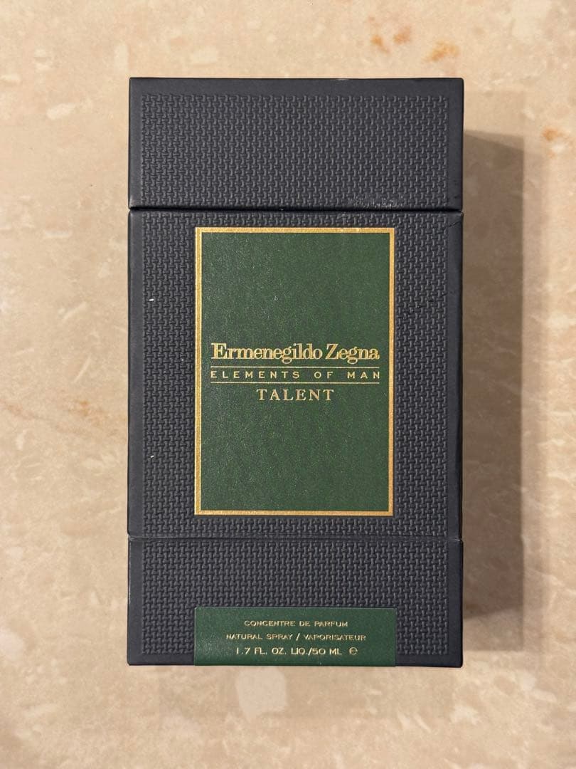 ゼニア 香水 エレメンツオブマン タレント コンサントレ ドゥ パルファム