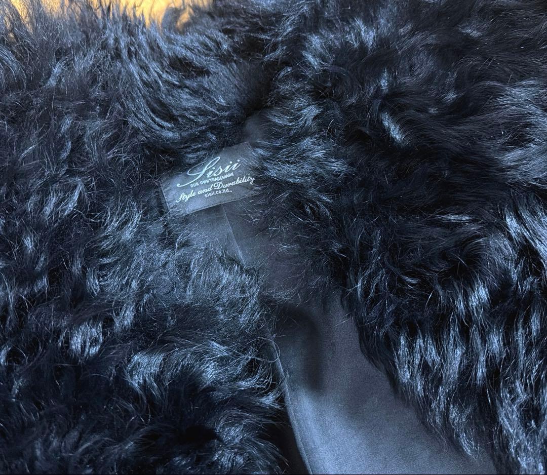 BEAMS セレクト　黒 ファーコート