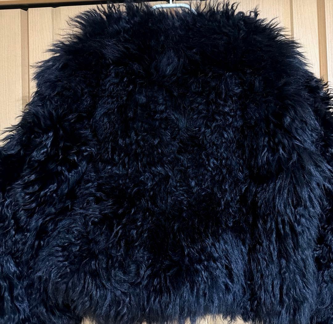 BEAMS セレクト　黒 ファーコート