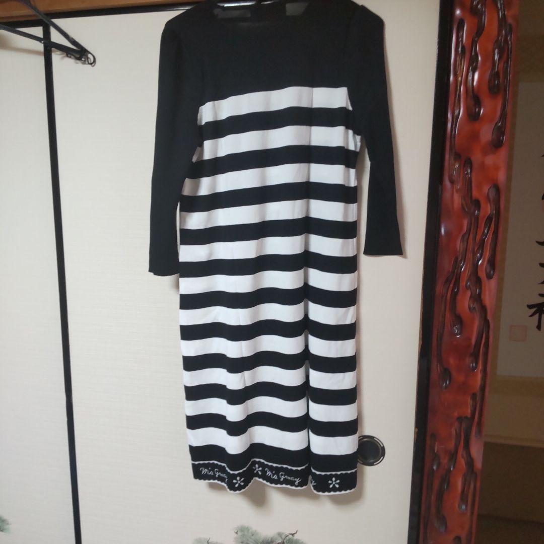 エムズグレイシー薄手ニットワンピースXLサイズ