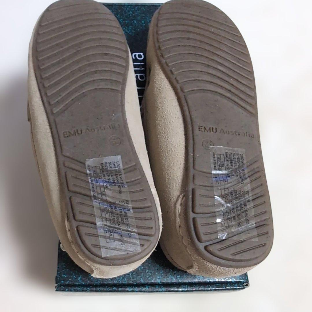 sajimi EMU Australia モカシン24cm サンドベージュ