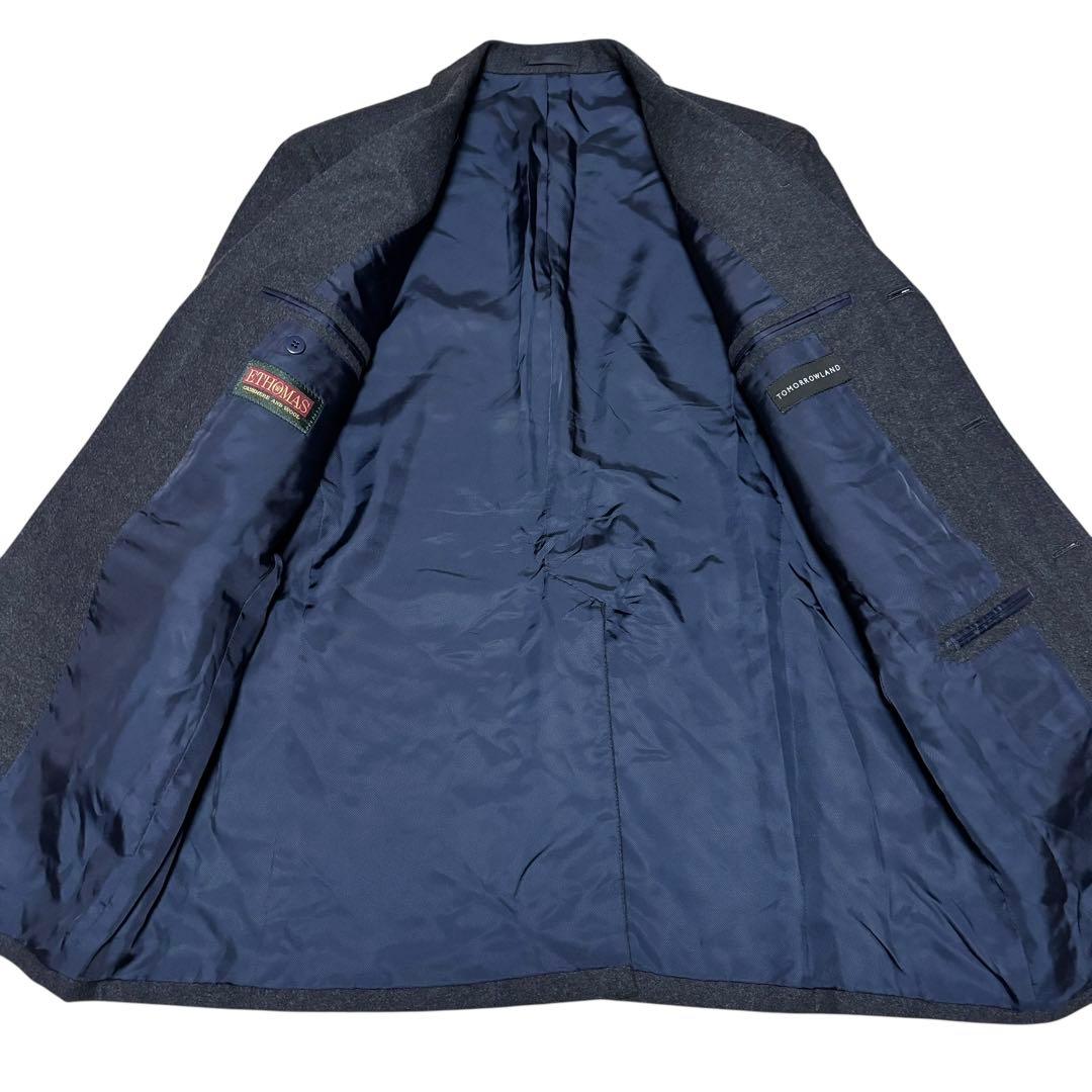 美品 トゥモローランド ETHOMAS カシミヤ混 テーラードジャケット 50