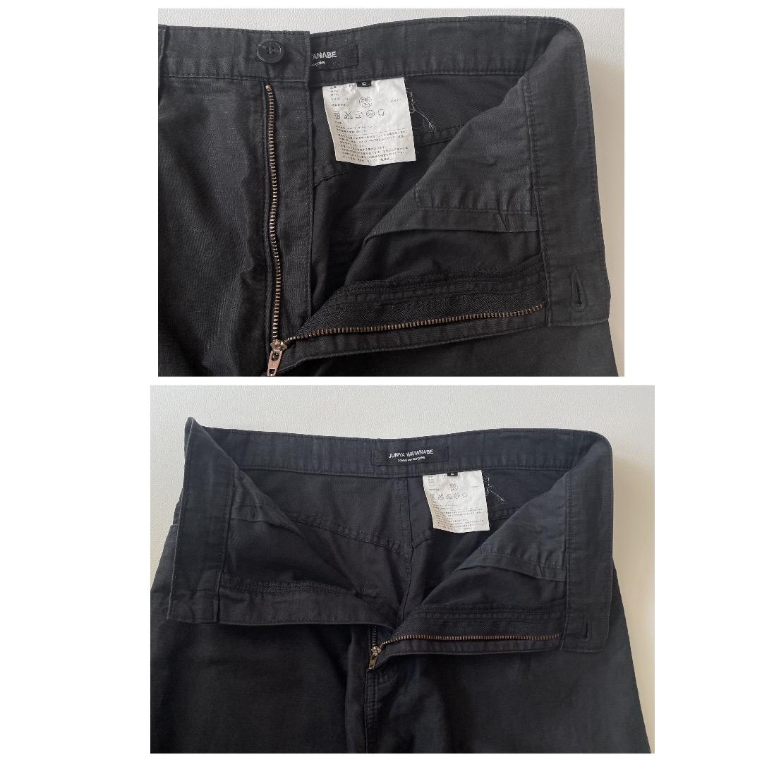 希少　コムデギャルソン ジュンヤワタナベ サルエルパンツ S コットンリネン 黒