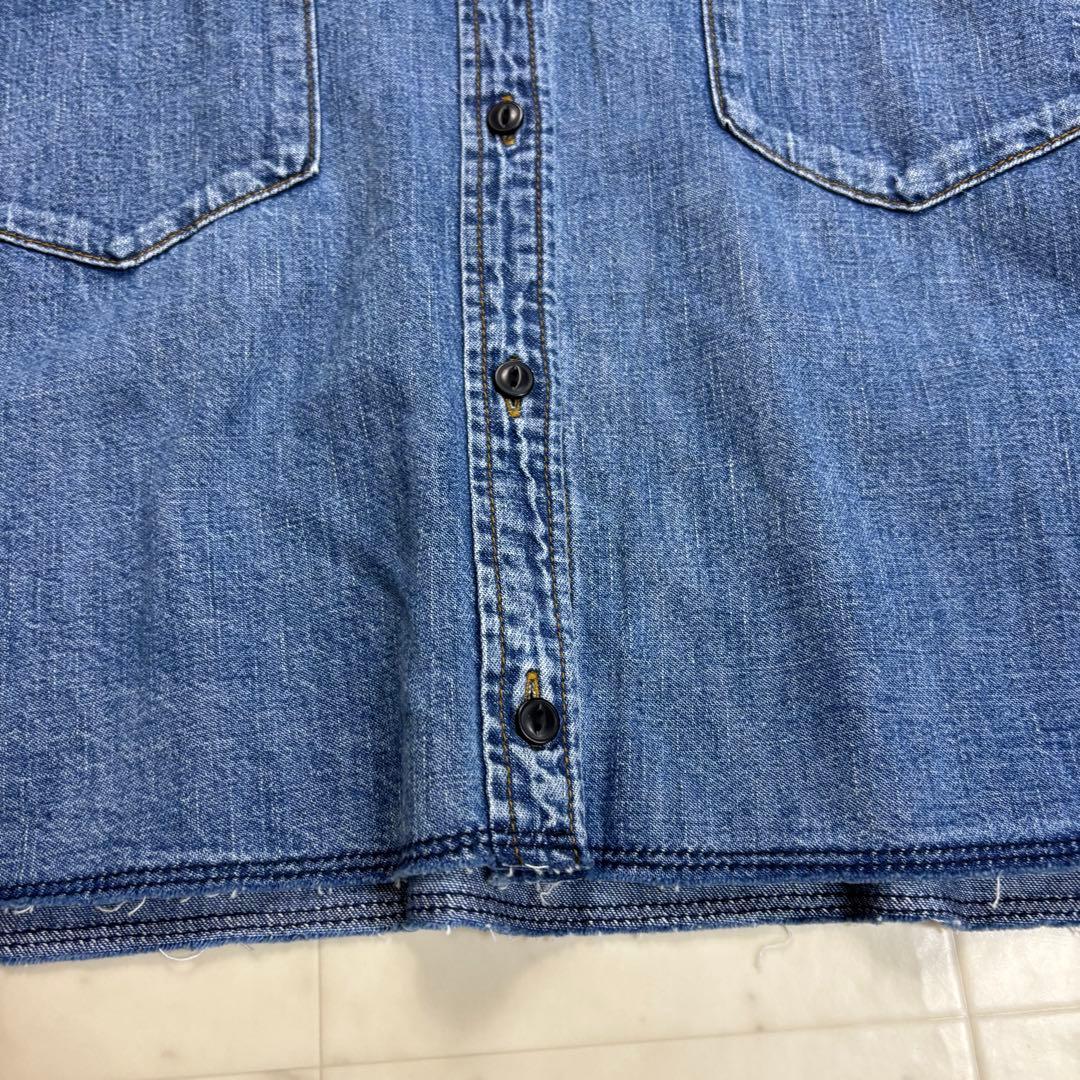 KIRA KIRA です★美品★ ライトオンスデニムクロップドシャツ