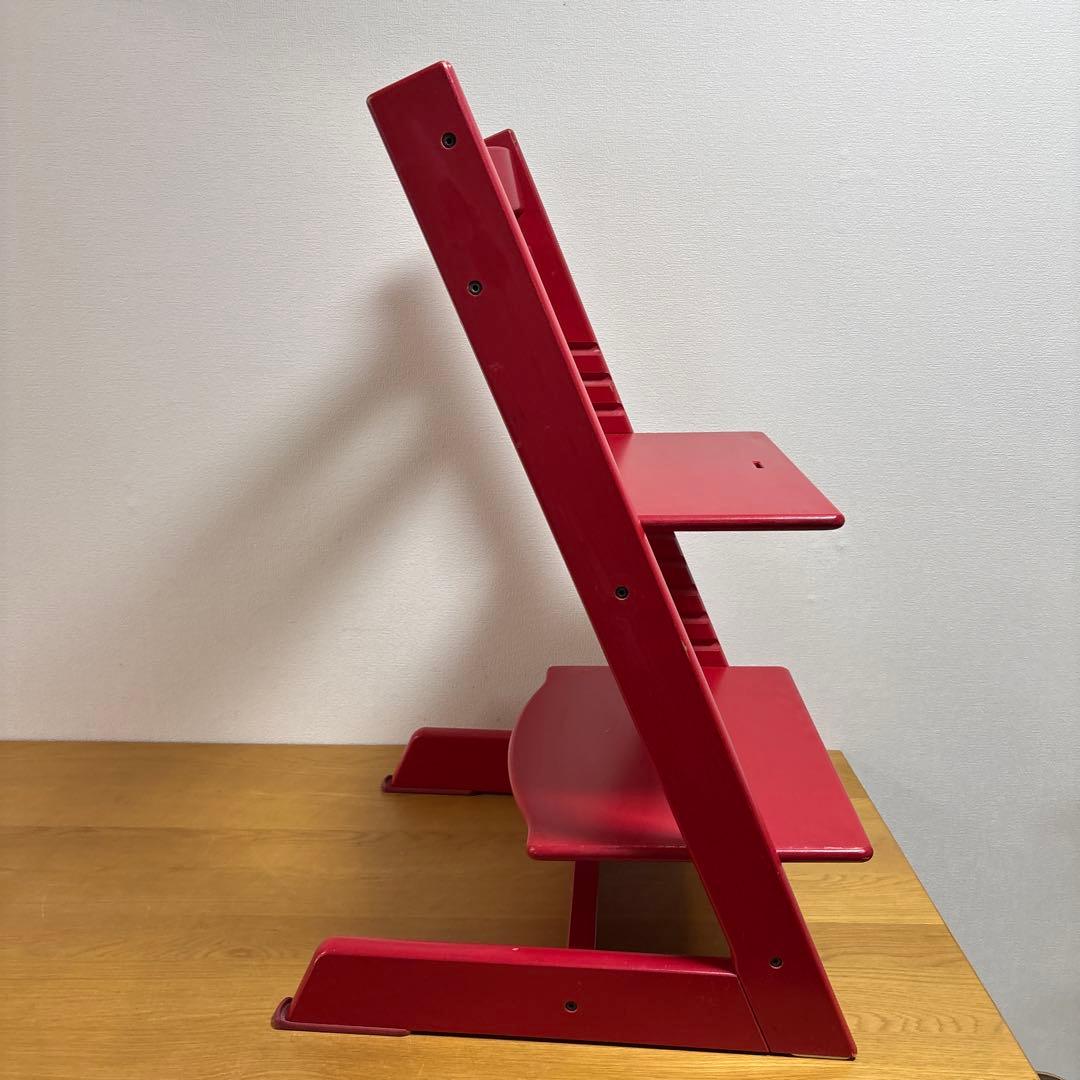 組み立て不要　北欧　stokke ストッケ トリップトラップ　　シリアル4 赤