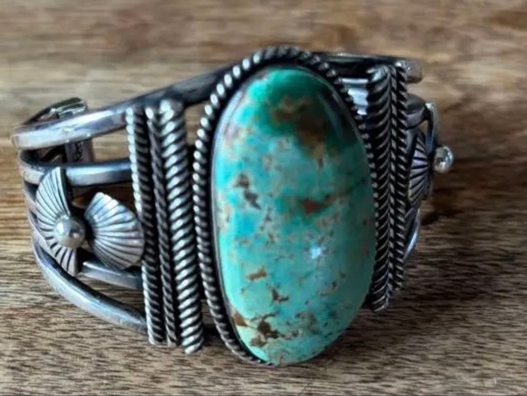 インディアンジュエリー　ナバホ　バングル　ゲーリーリーブス