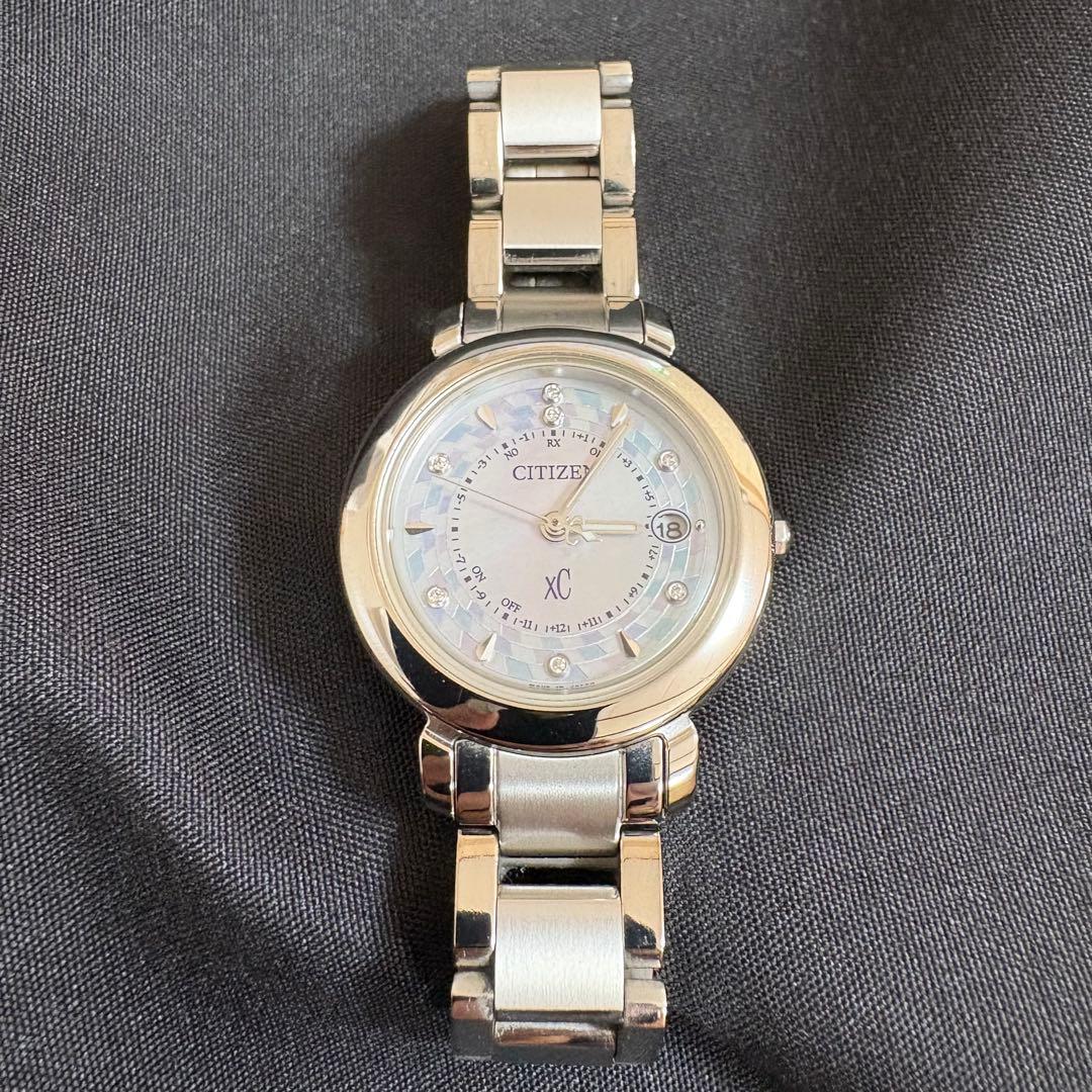 動作良好 CITIZEN シチズン XC シルバー レディース腕時計 5341
