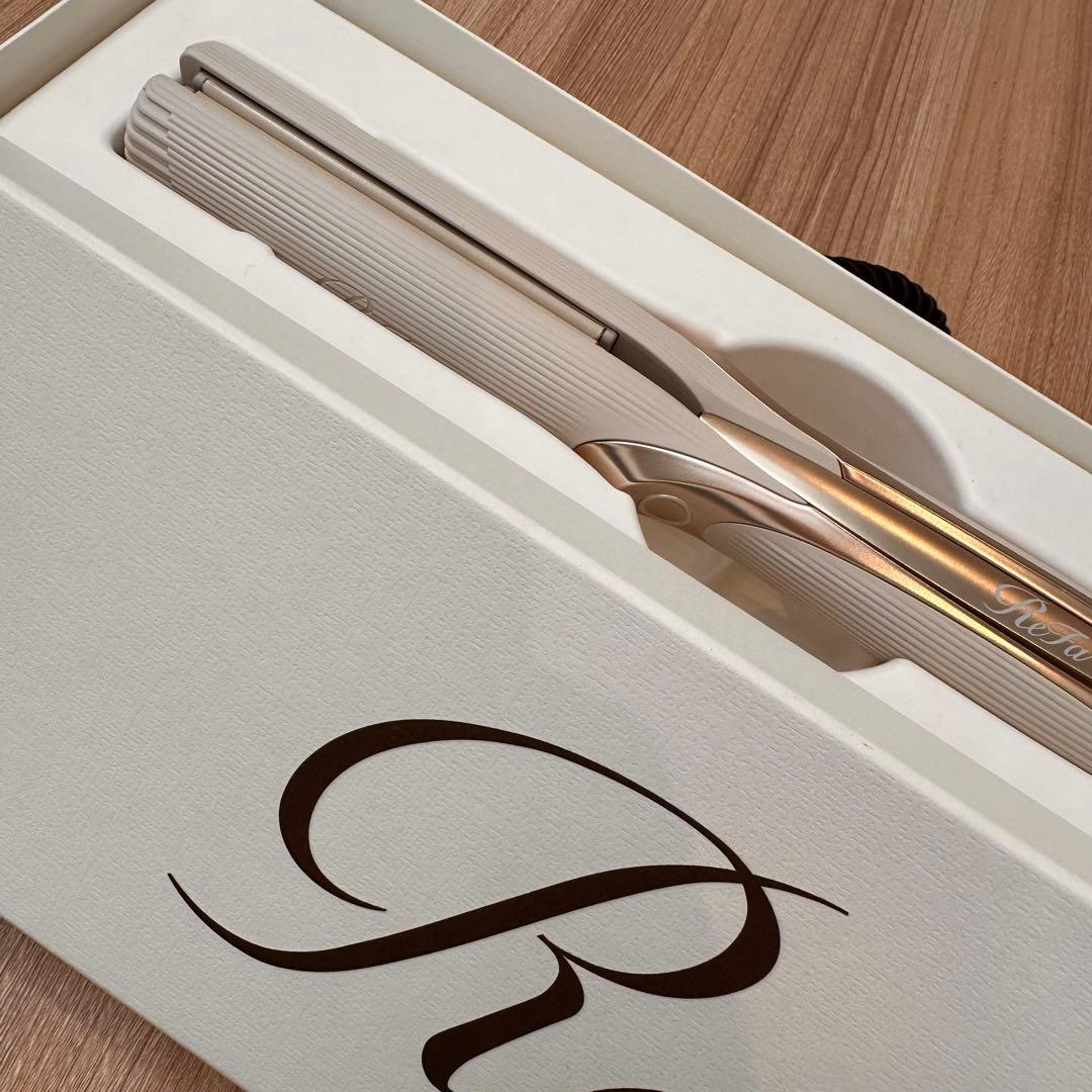 ReFa ストレートヘアアイロン アイボリー 箱付き