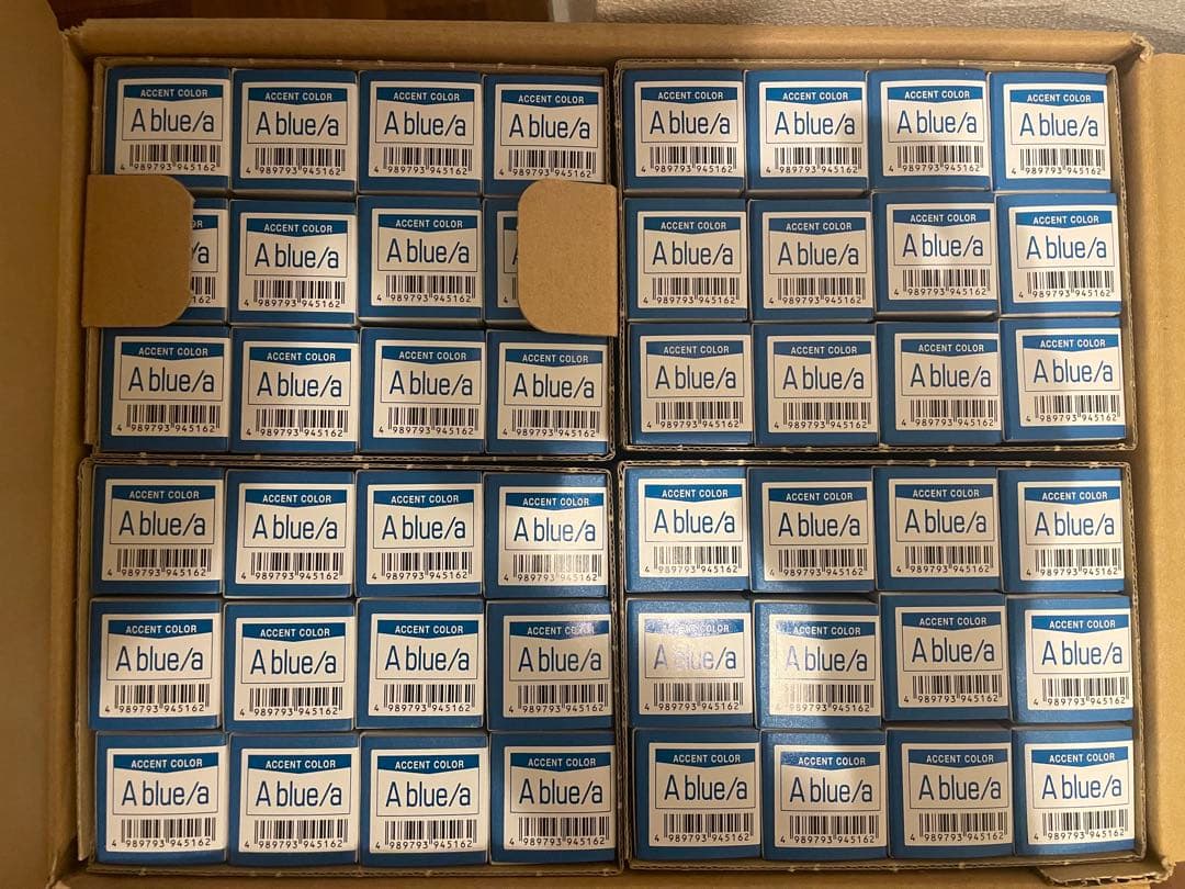 キャラデコA blue/a アクリルブルー　カラーリング剤 48本入り