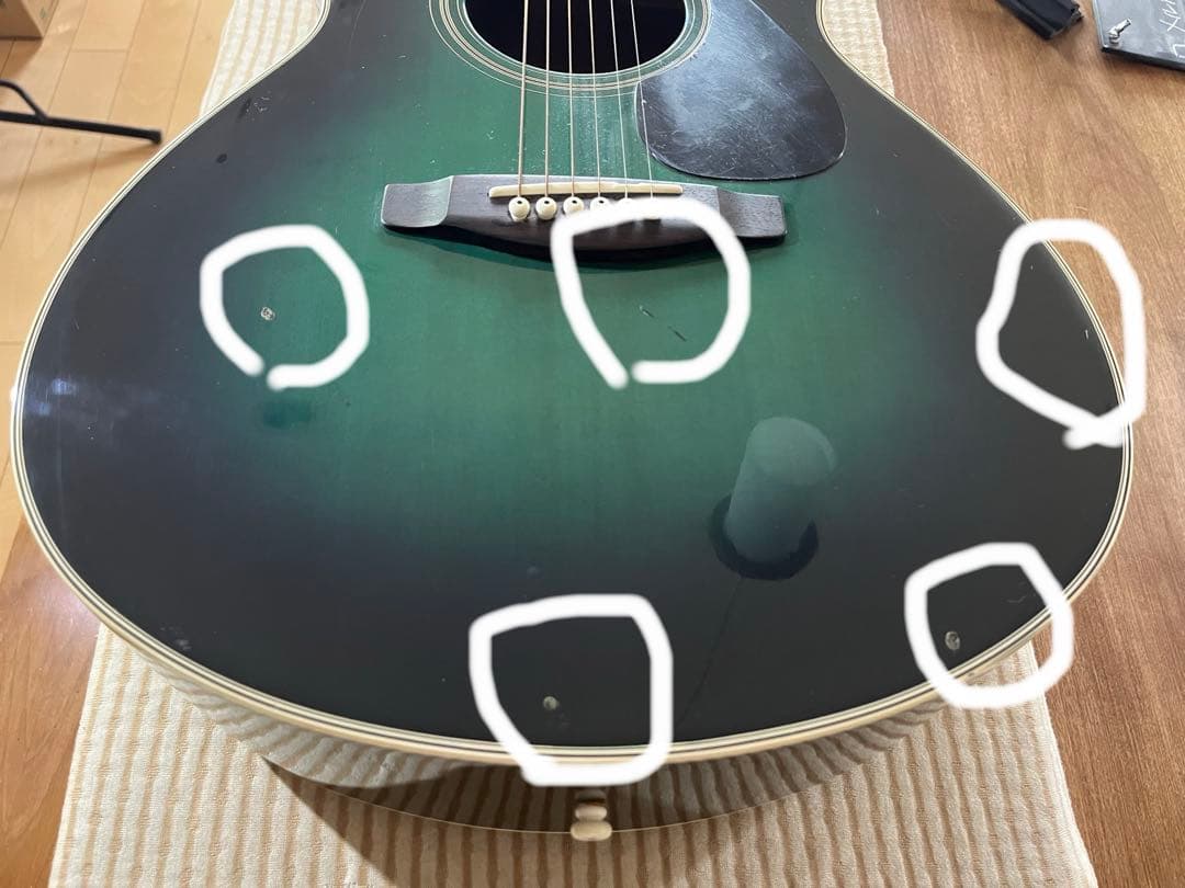 YAMAHA アコースティックギター　FS-423S TMB スタンド付