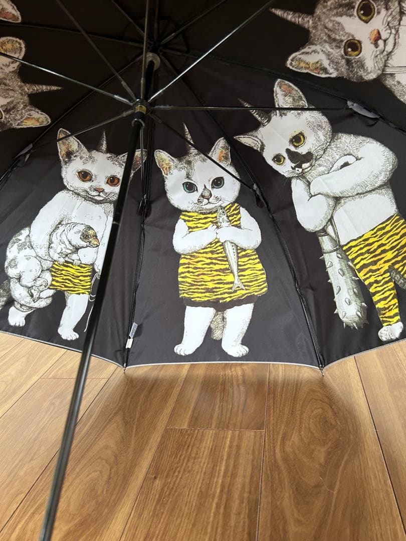 【ヒグチユウコ】　希少　かみなりさま　傘