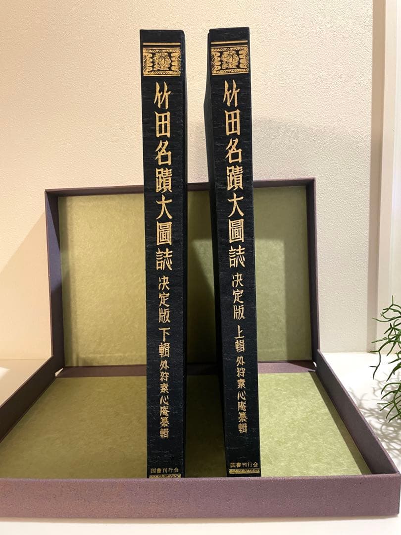 ◯ 田能村竹田◯ 「竹田名蹟大図誌」上・下巻 決定版