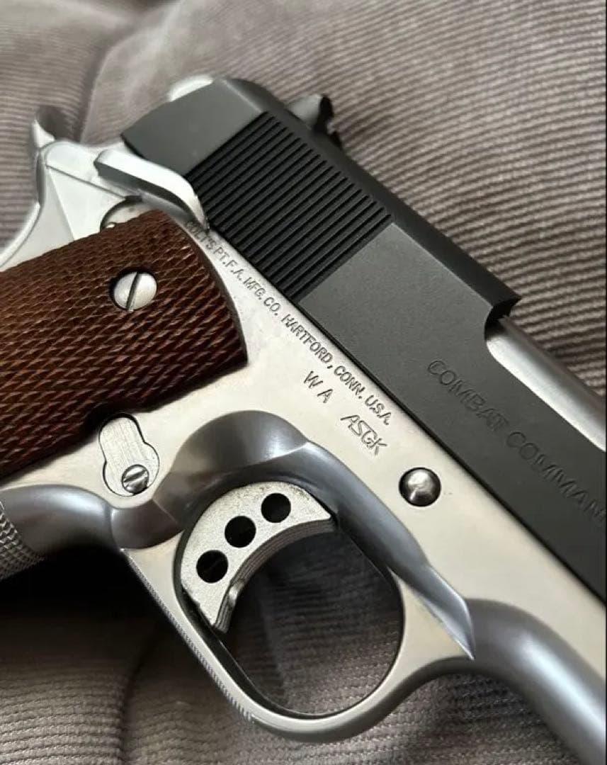 最終値下‼️【WA】COLT COMBAT COMMANDER フレームシルバー