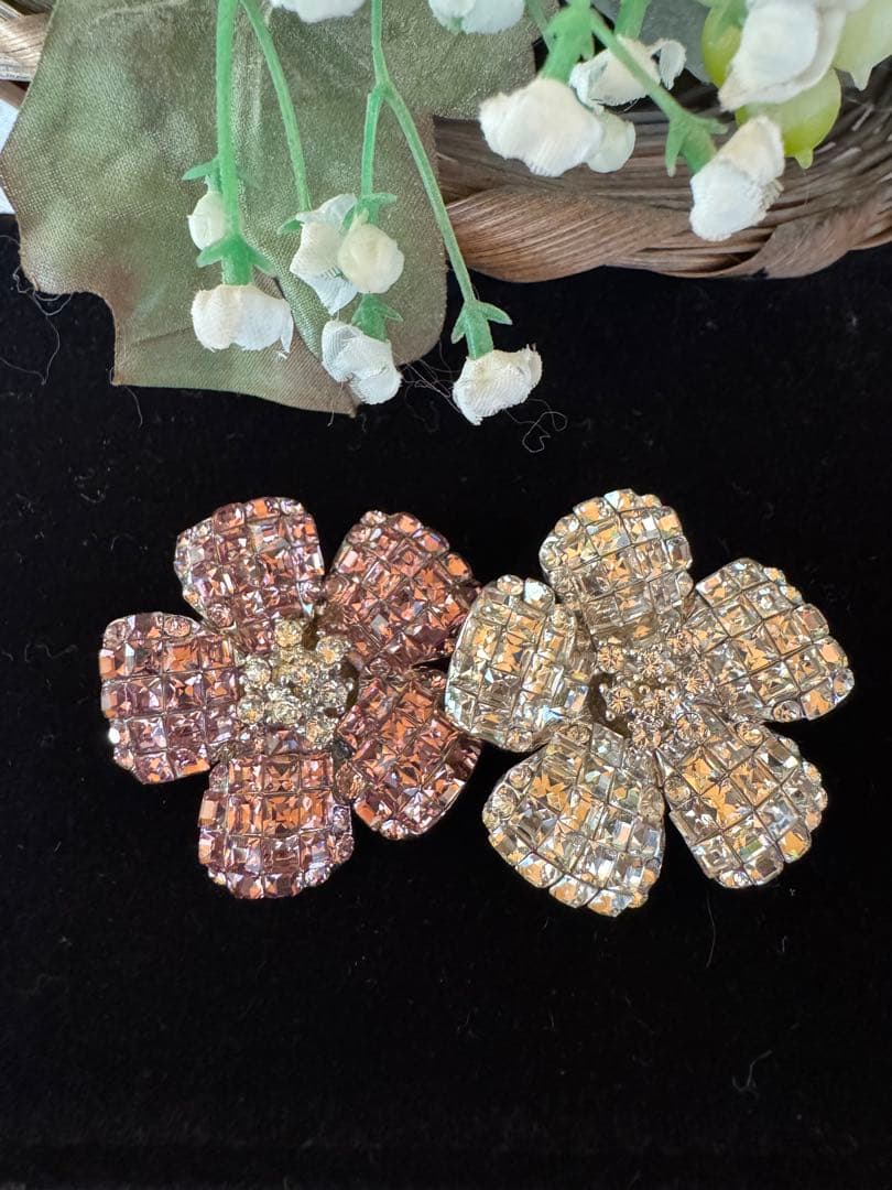 FOXEY 定番フラワー ブローチ ピンク