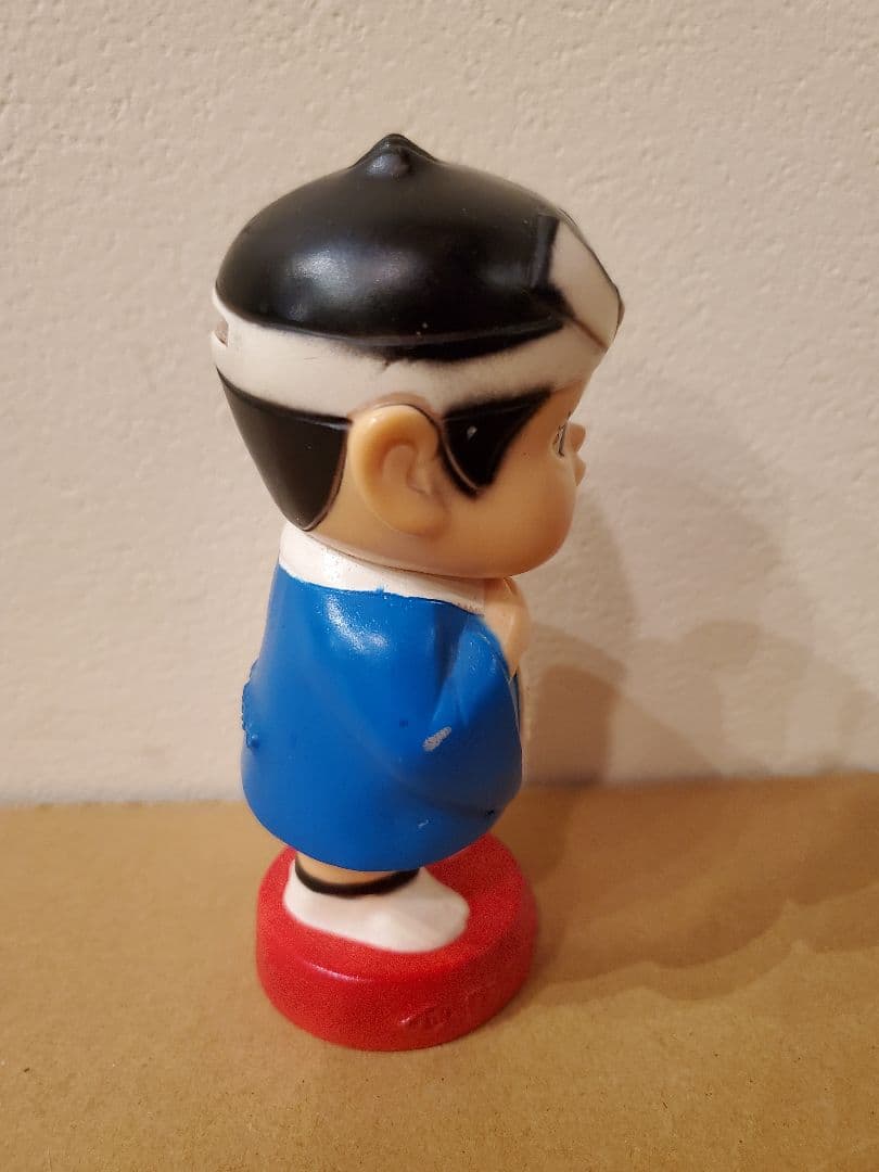 【レア】ドライケミカル　ソフビ　貯金箱　企業物　ノベルティ　レトロ　カンキャラ