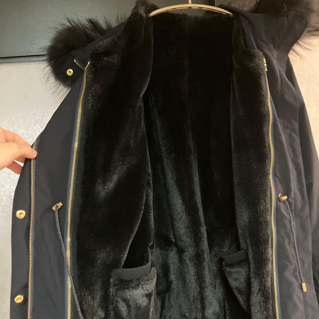 定価6万　【美品】VICKY ネイビー 3wayモッズコート ファーライナー付き