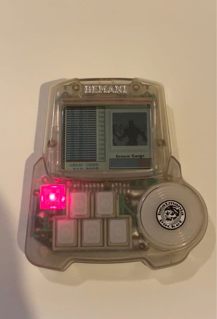 未使用品 ビーマニポケット・スケルトン ビートマニア