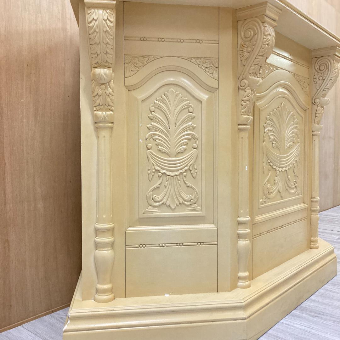 バロック調 　カウンターテーブル　レジカウンター　 コーナータイプ