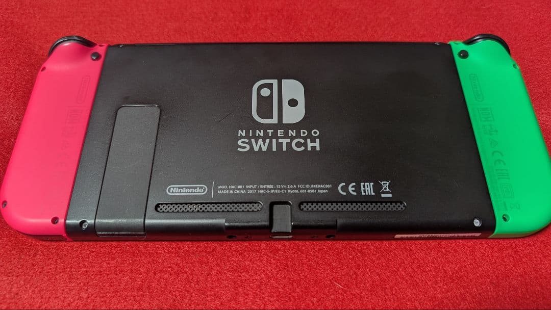 Nintendo Switch ネオングリーン/ネオンピンク ソフト3本付