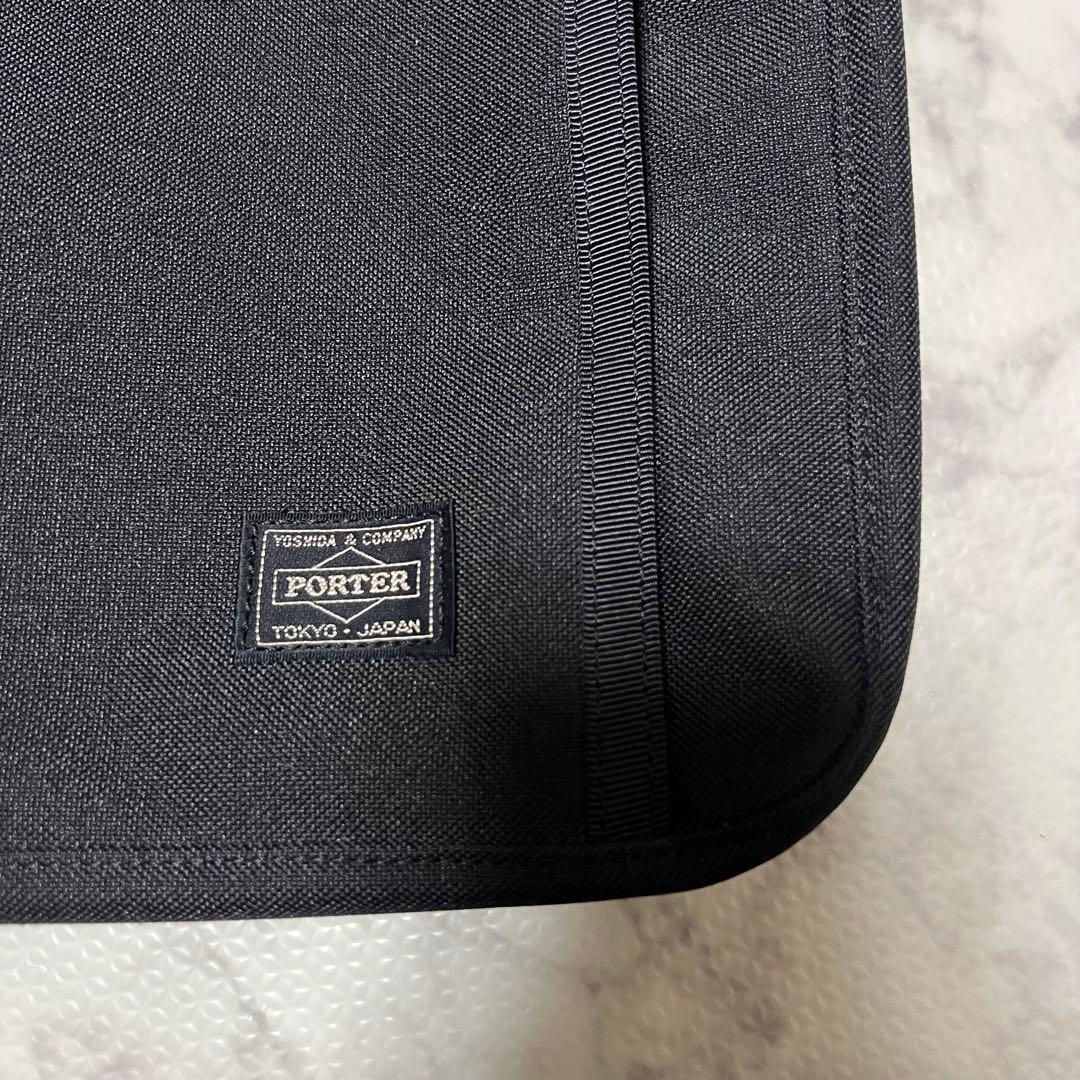 未使用品　ポーター　ビジネスバック　キャンバス　レザー　黒A4収納可