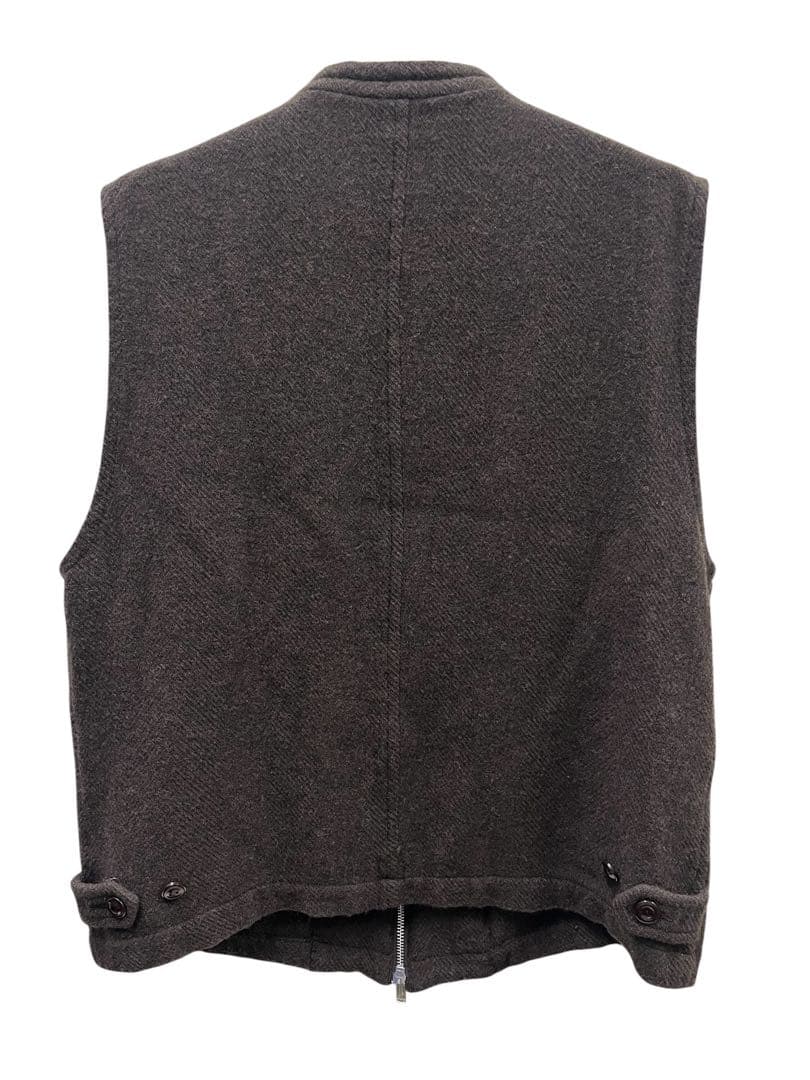 UNDERCOVER アンダーカバー 縮絨ウール ベスト アイモチーフボタン