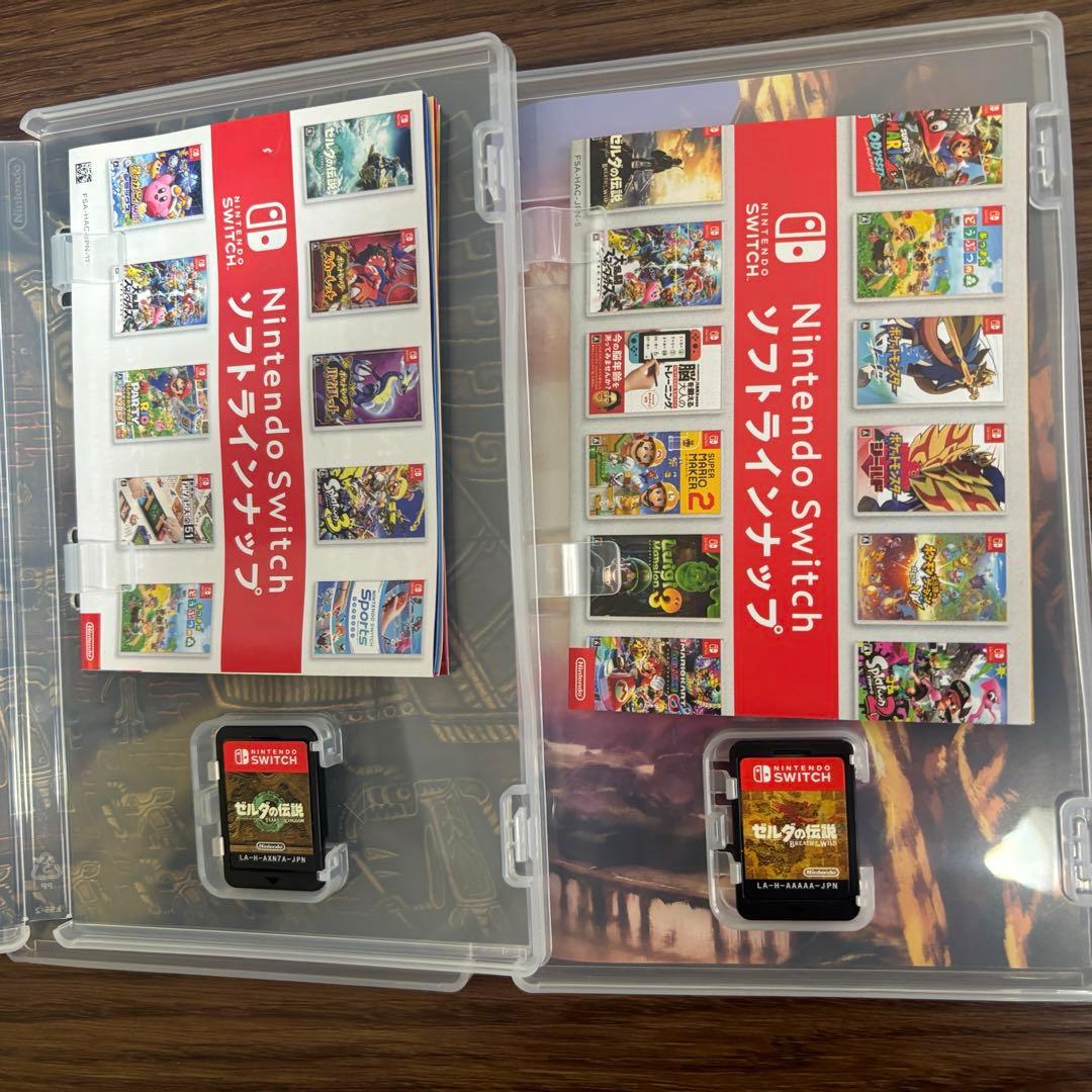 【Switchゼルダの伝説 ティアキン／ブレワイ】セット