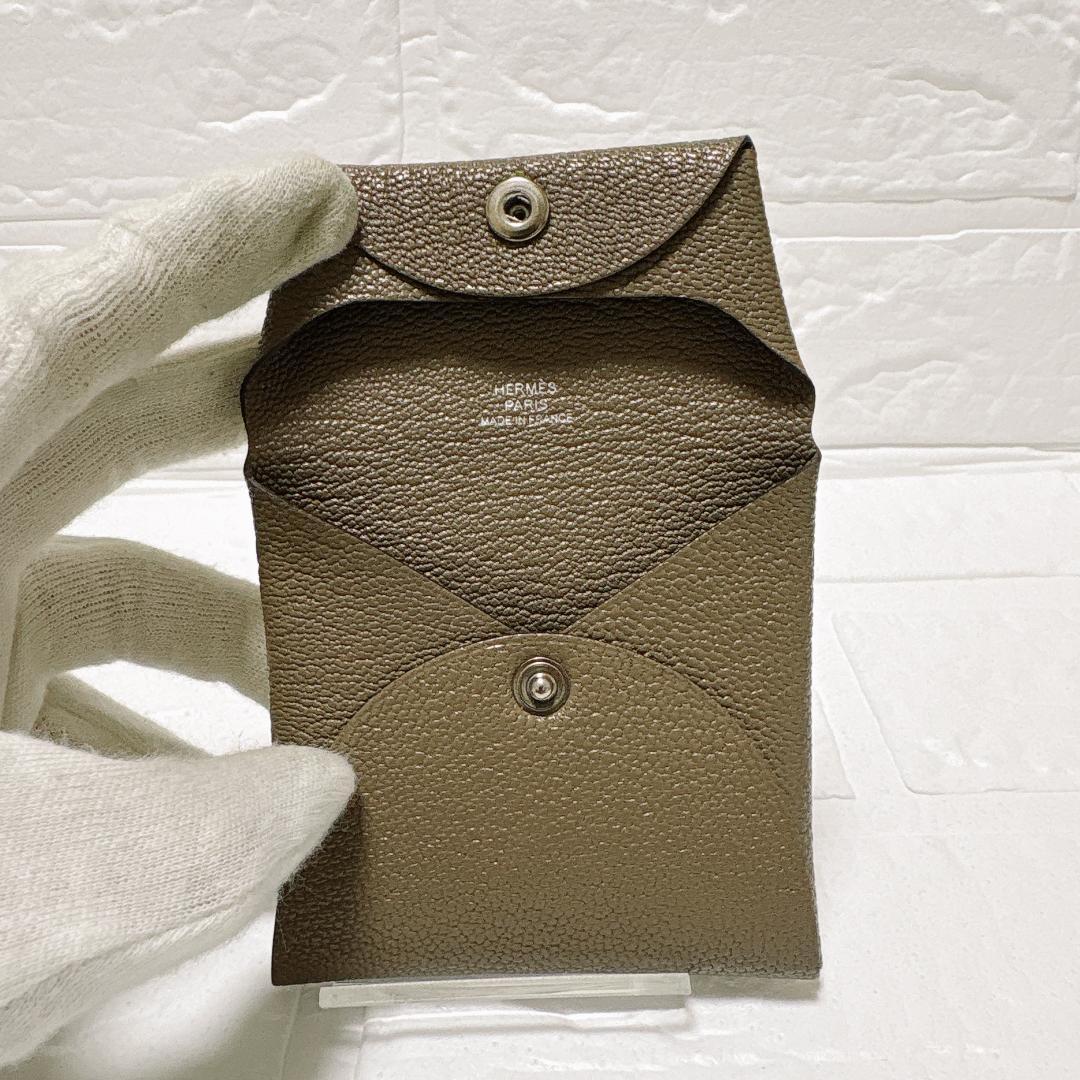 美品✨HERMES エルメス バスティア エトゥープ ケース グレー