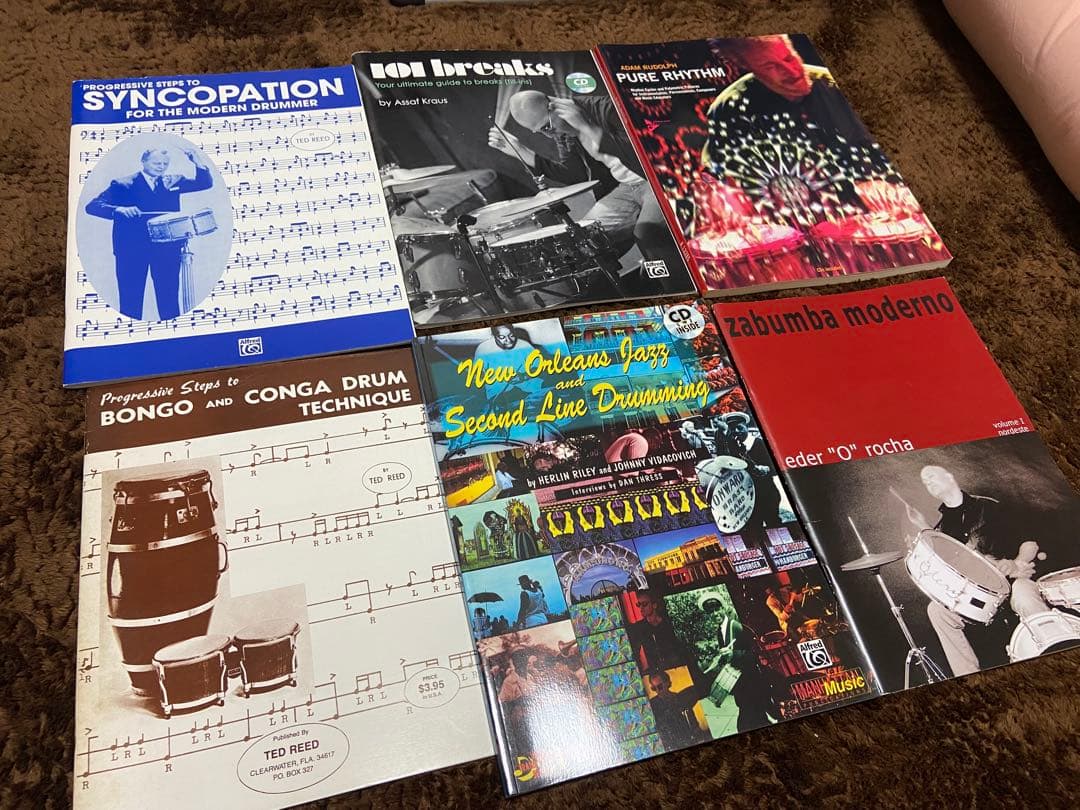 ドラム関連教則本15冊まとめ売り