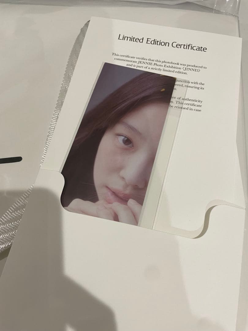 JENNIE J2NNI5 フォトブック ブックマーク ポップアップ 限定品