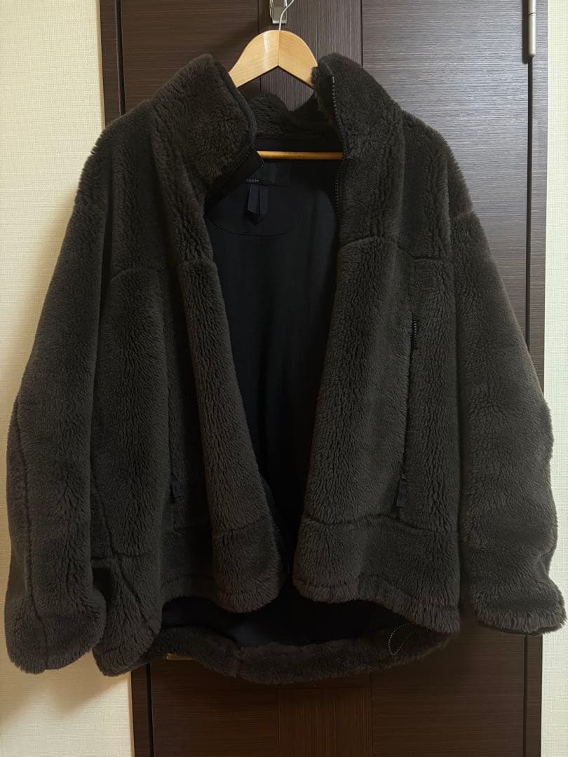 chaos ウールボアブルゾン　チョコ