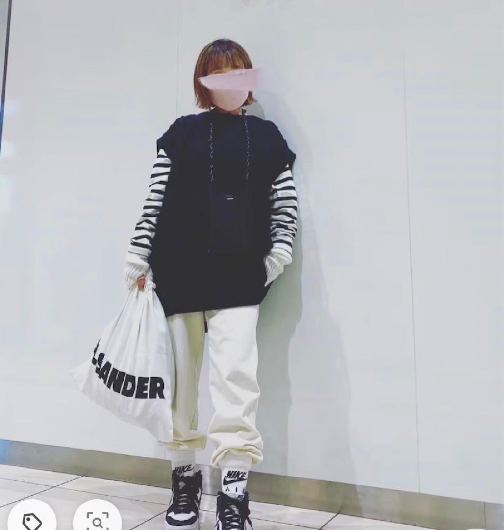 美品　オーラリー　アランニットベスト ブラック