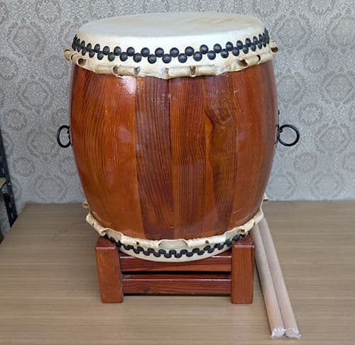 胴長太鼓1.3尺 耳付　スタンド・バチ付