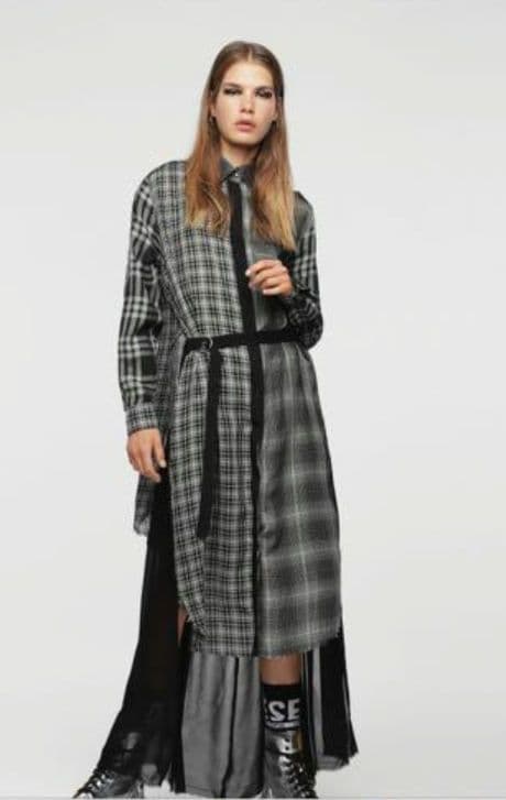 し*る様 ）ディーゼル　シャツワンピ