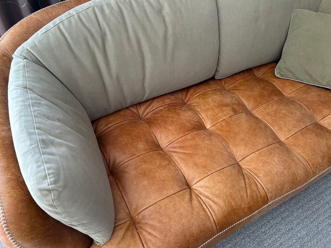 専用です　美品！オピウムクラッシュゲート3人掛けソファ