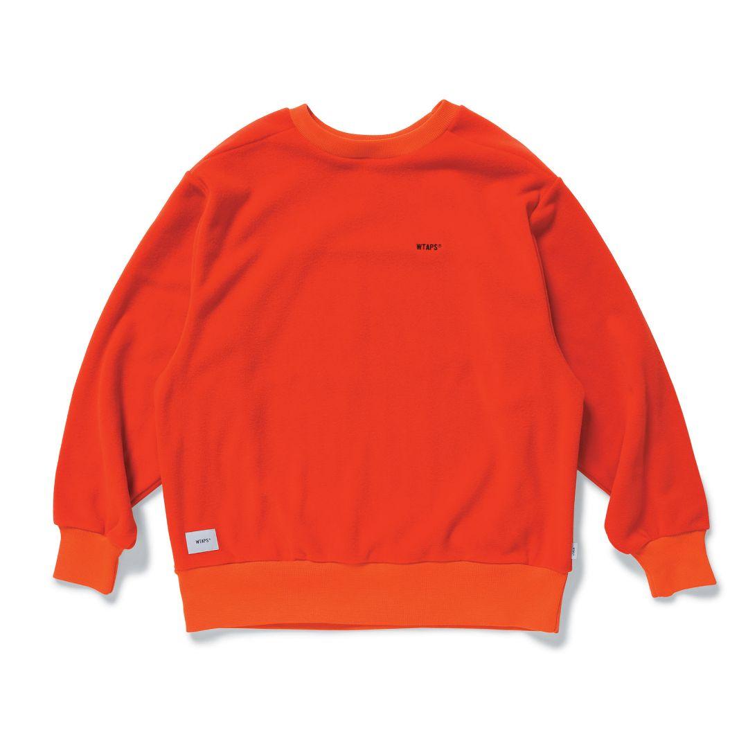 WTAPS DOWNY SWEAT フリーススウェット 04 オレンジ