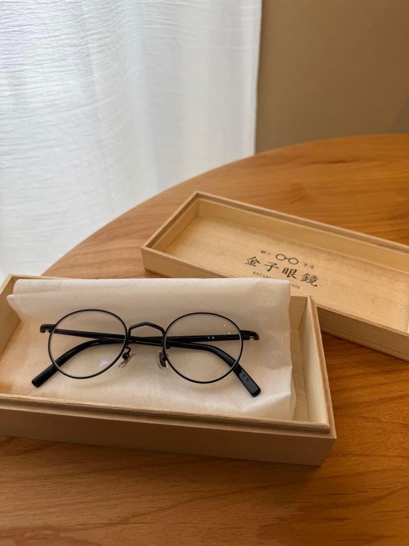 金子眼鏡　恒眸作　こうぼうさく　度入り　T-261
