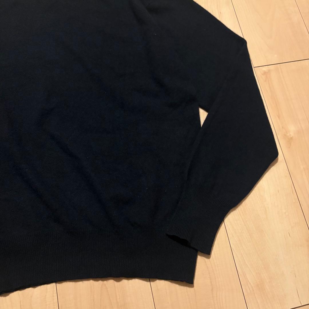 90s ラルフローレン カシミヤ100%ニット セーター ポニー無し ネイビー