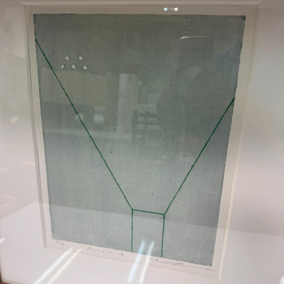 ★黒木周氏　リトグラフ　Partition14　13/20　額サイズ44×52